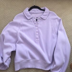 Aerie purple sweatshirt size medium